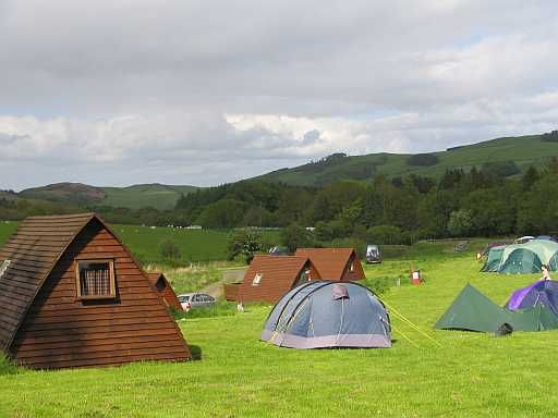 The Barnsoul campsite outside Dumfries